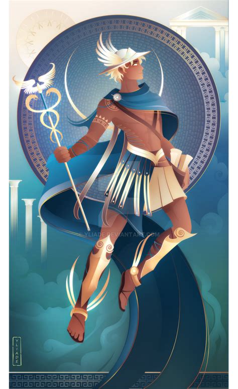 hermes mythology fanart